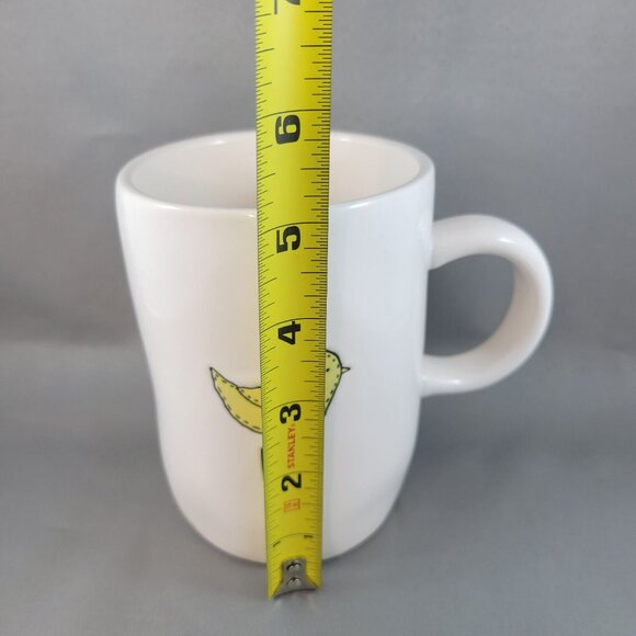 Mug Peep Rae Dunn With Yellow Chick Cup Tea Artisan Collection Easter White Blac - Picture 9 of 10